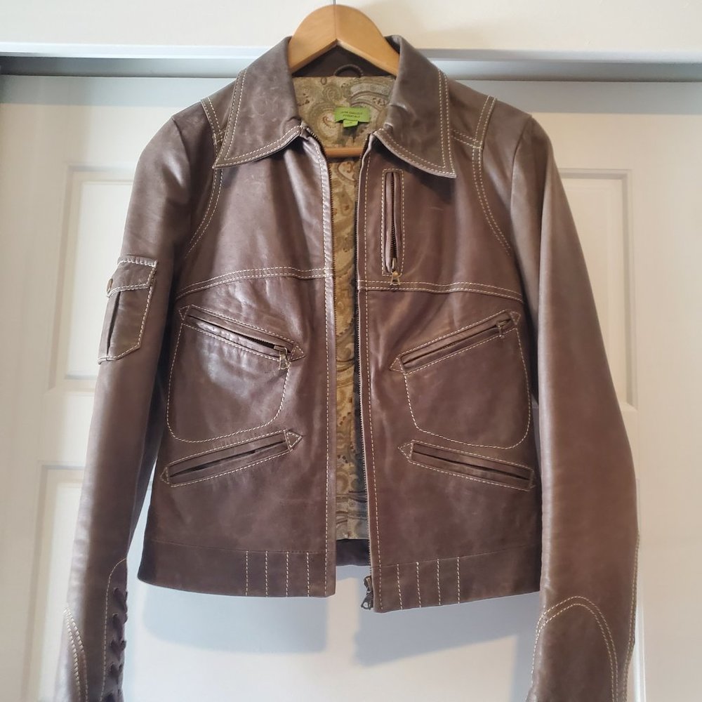John Carlisle Vintage Essentials Leather Jacket